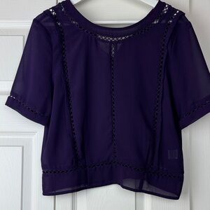 Haute Society Deep Purple Blouse